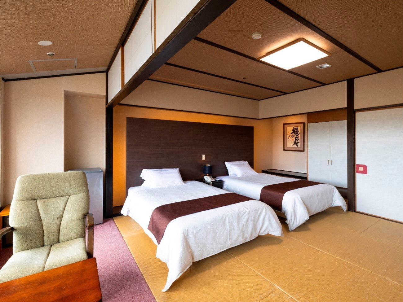 ห้องพักแบบทวินสไตล์ญี่ปุ่น