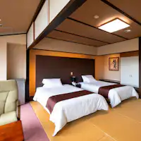 ห้องพักแบบทวินสไตล์ญี่ปุ่น