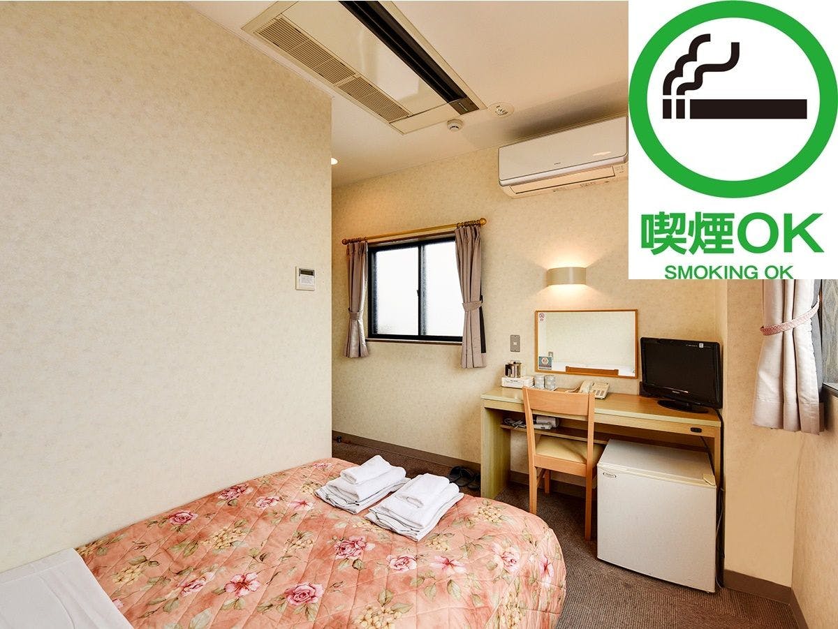 ＊【ตัวอย่างห้องพัก】ห้องเซมิดับเบิลสูบบุหรี่