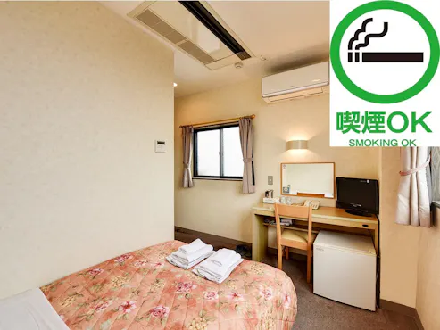 *【ตัวอย่างห้องพัก】ห้องเซมิดับเบิลสูบบุหรี่