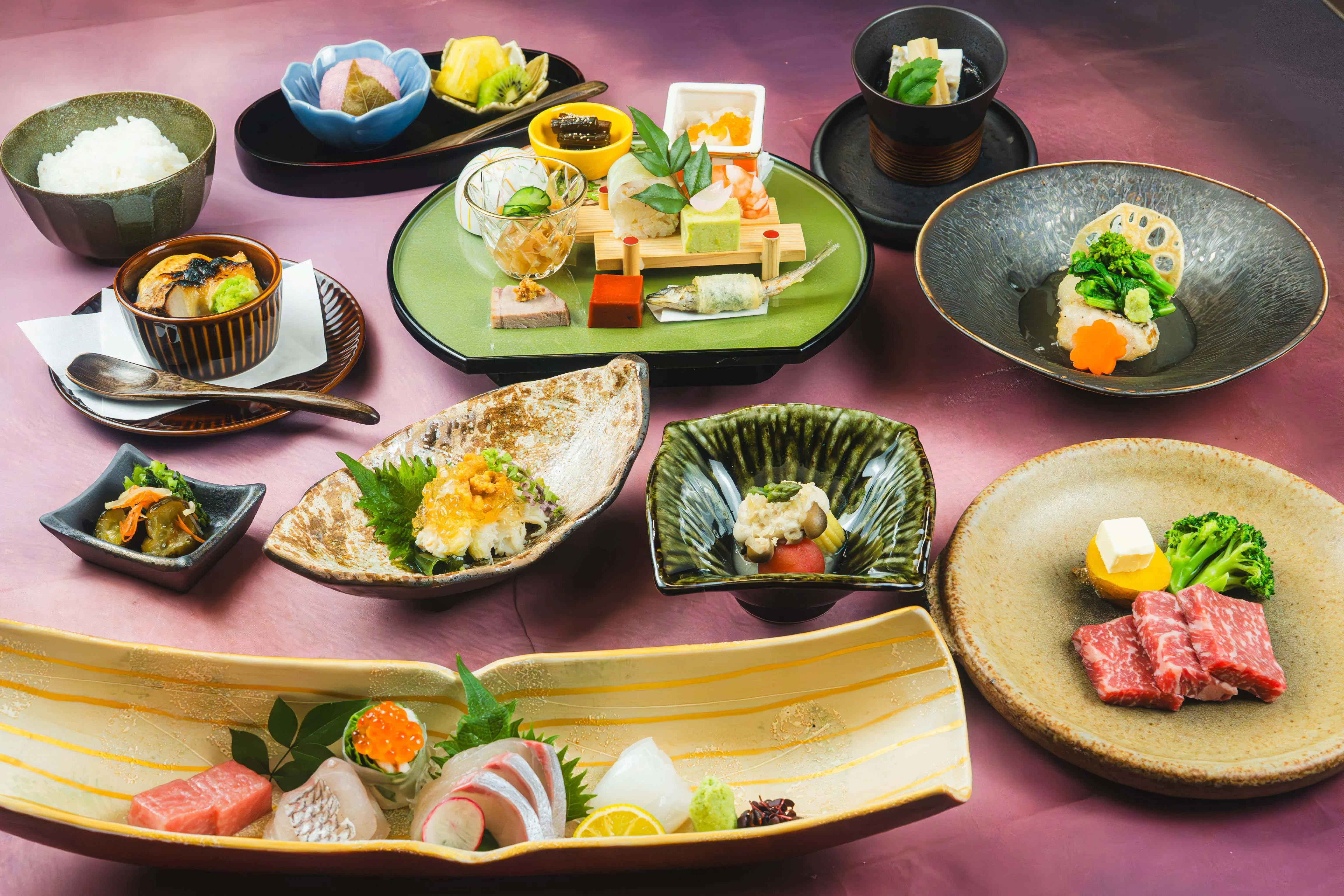 อาหารไคเซกิญี่ปุ่นที่ปรุงอย่างพิถีพิถันใส่ใจในทุกรายการ