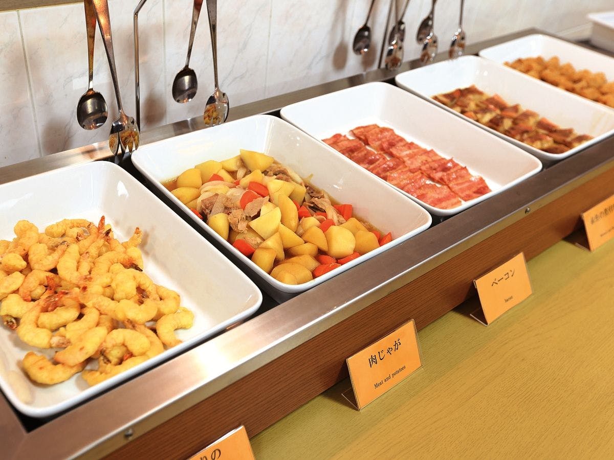 บุฟเฟ่ต์อาหารเช้า ตัวอย่าง