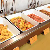 บุฟเฟ่ต์อาหารเช้า ตัวอย่าง