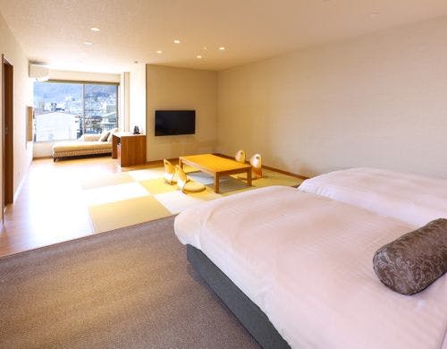 【温泉展望風呂付き客室■街側306】