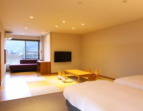 【温泉展望風呂付き客室■街側306】