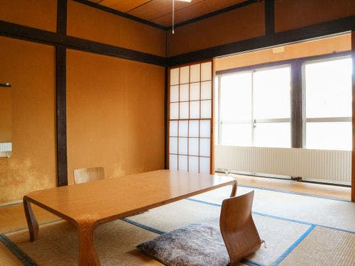 *旧館湯治棟和室／シンプルな和室です。