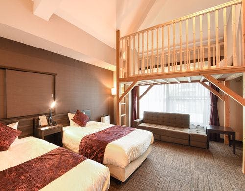 *【ロフト付ルツインルーム】