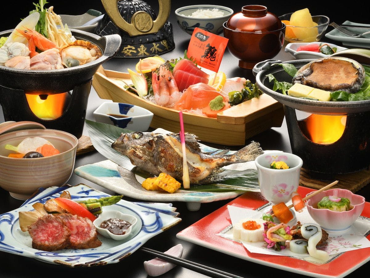 ชุดอาหารมัตสึโกเซ็น - ตัวอย่าง