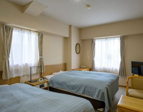 【展望風呂側〇山側角部屋ツインルーム】