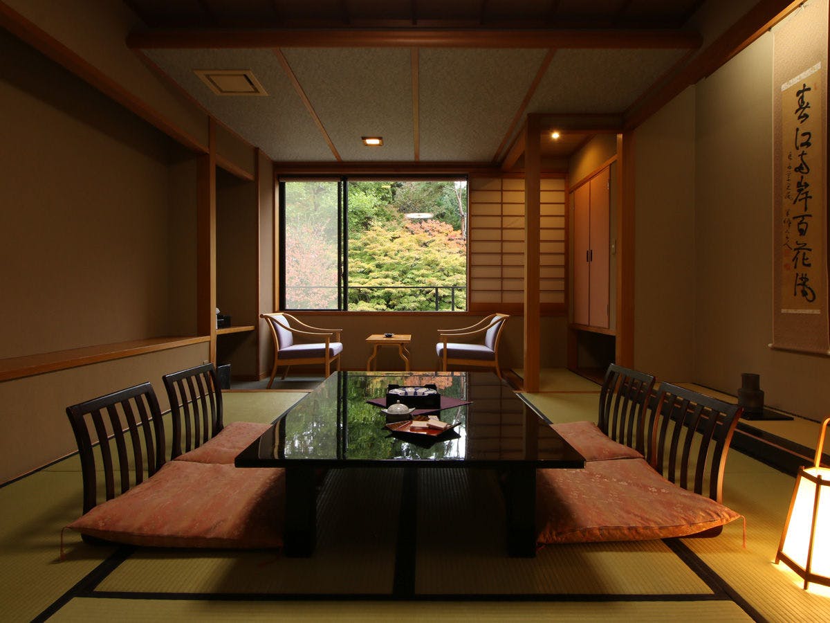 ห้องพักที่อัปเกรดพร้อมวิวสวน