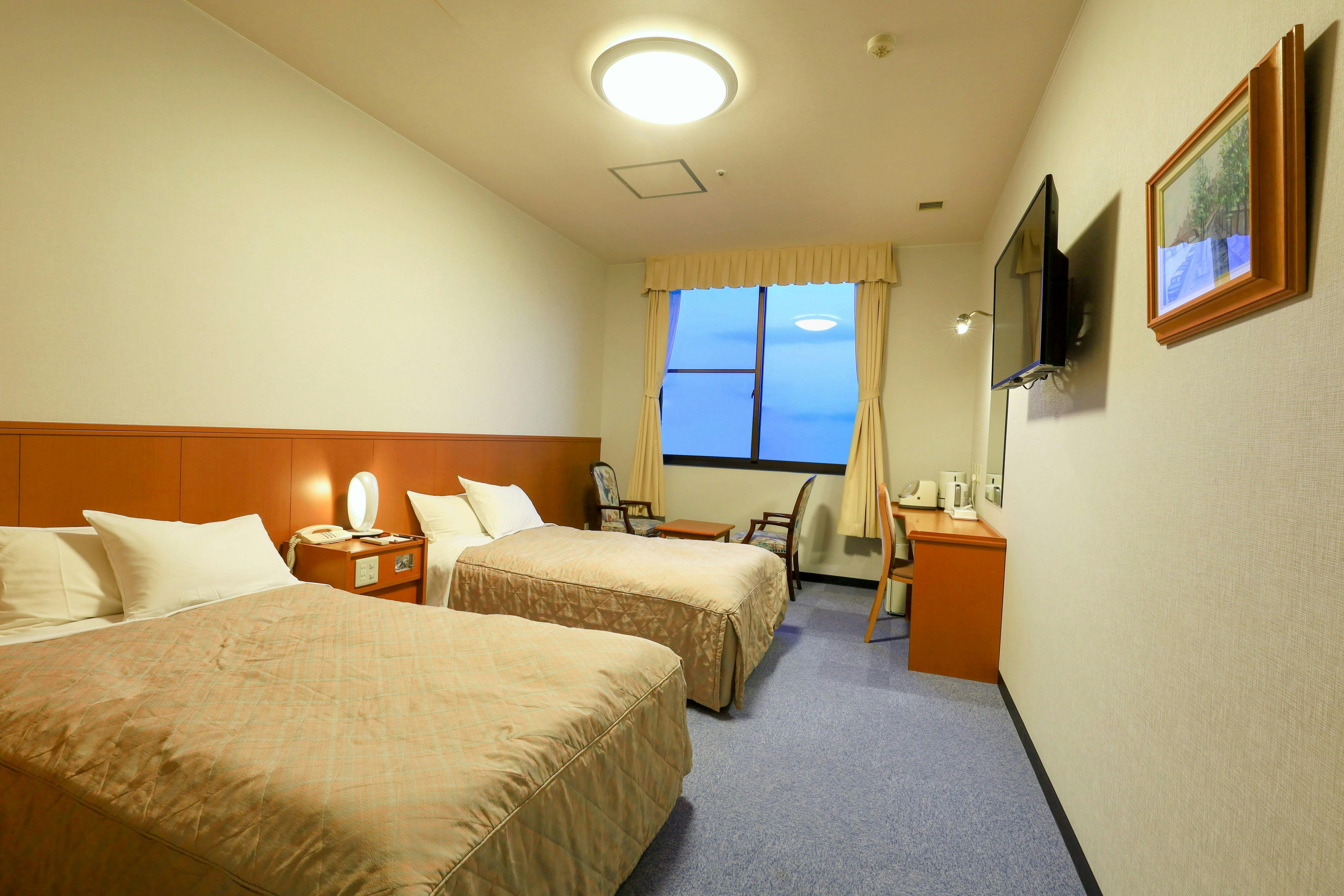 豪華雙床房禁煙，24平方米