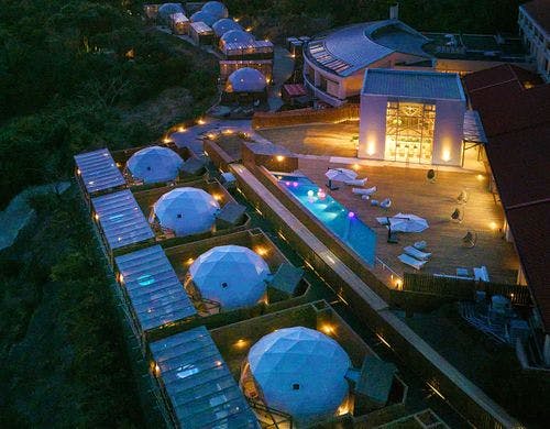 【OCEAN SUITE DOME】全5棟のドームテント