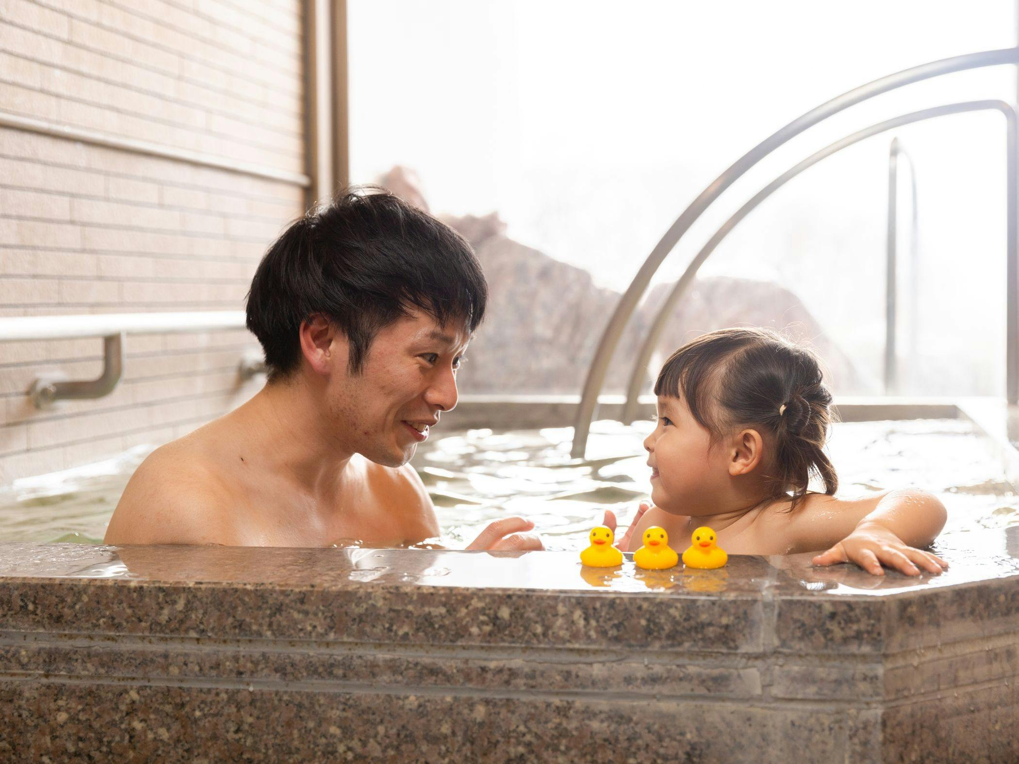 อ่างอาบน้ำส่วนตัว (ต้องการการจอง) เหมาะสำหรับครอบครัว!