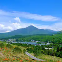 ทะเลสาบชิราคาบะที่มองจากเส้นทางวีนัส