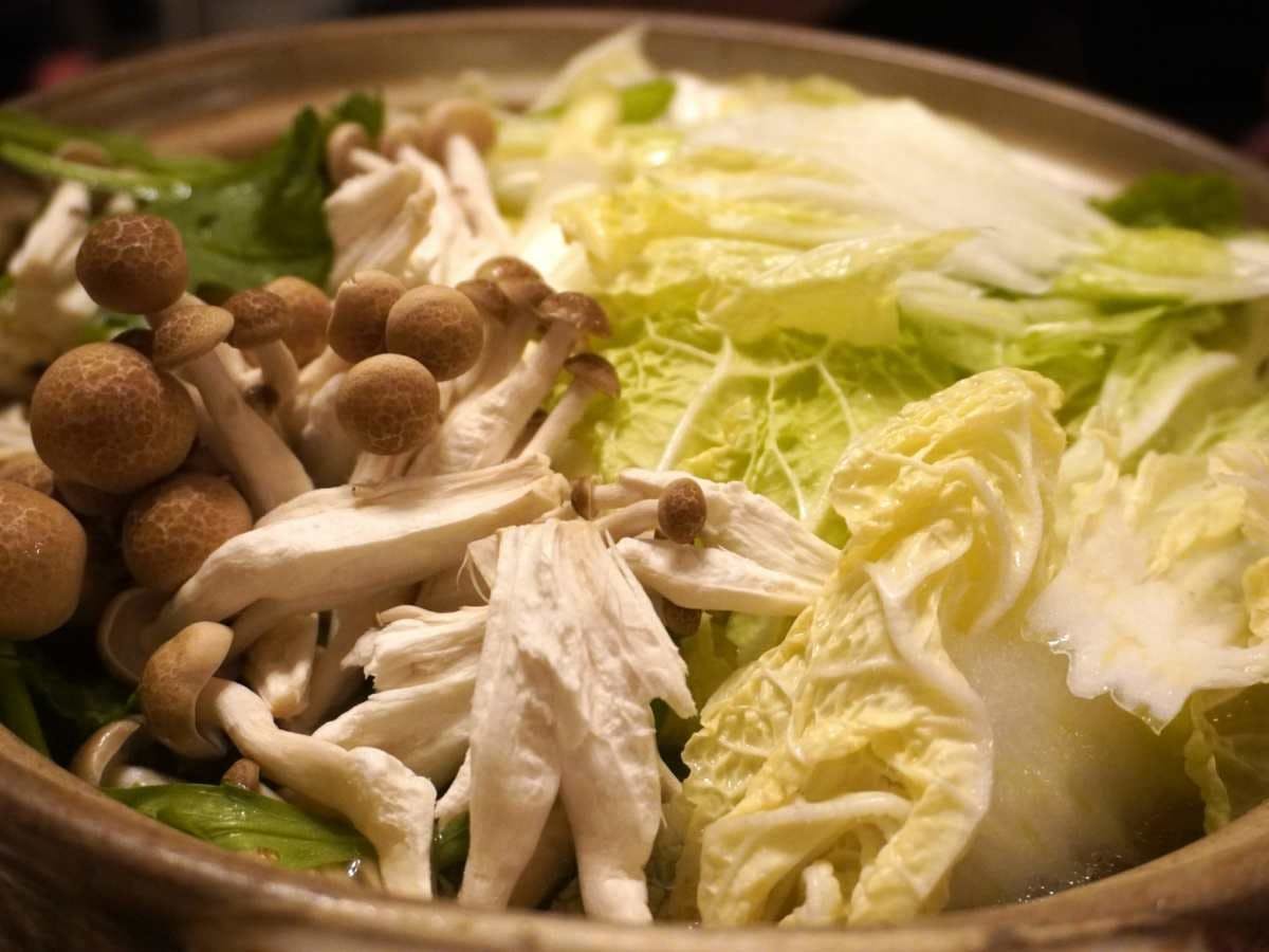 *ตัวอย่างอาหารเย็น (ภาพหม้อไฟ)