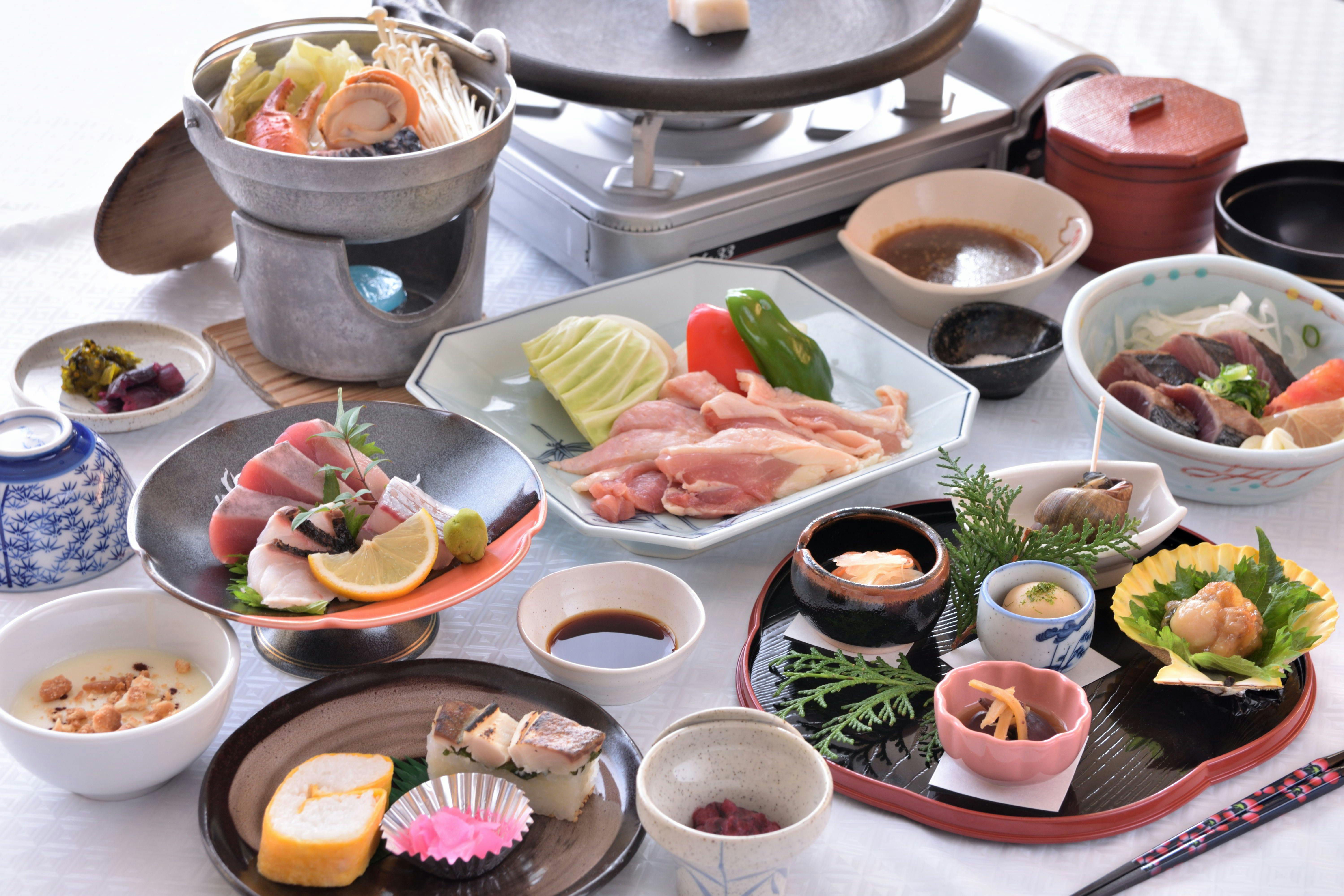 โตซะฮาจิคินไก่ย่างบนกระทะเซรามิก (ตัวอย่าง)