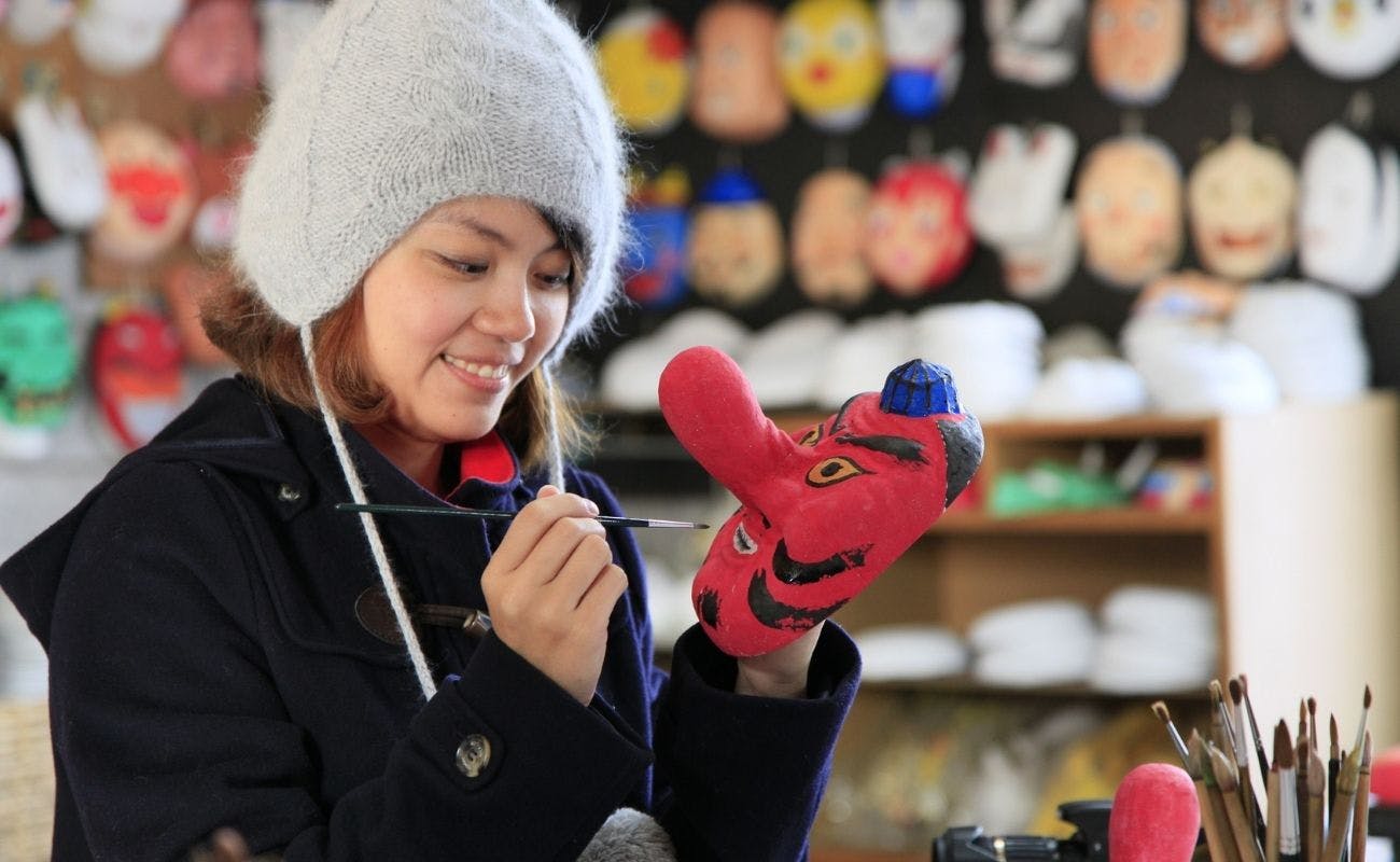 [Takumi no Sato・ประสบการณ์การวาดหน้ากาก]