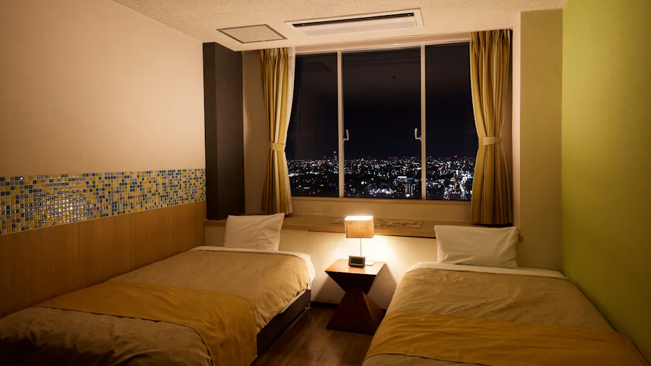 Hotel Seiryu Japanese Spa inn with spectacular view in Osaka