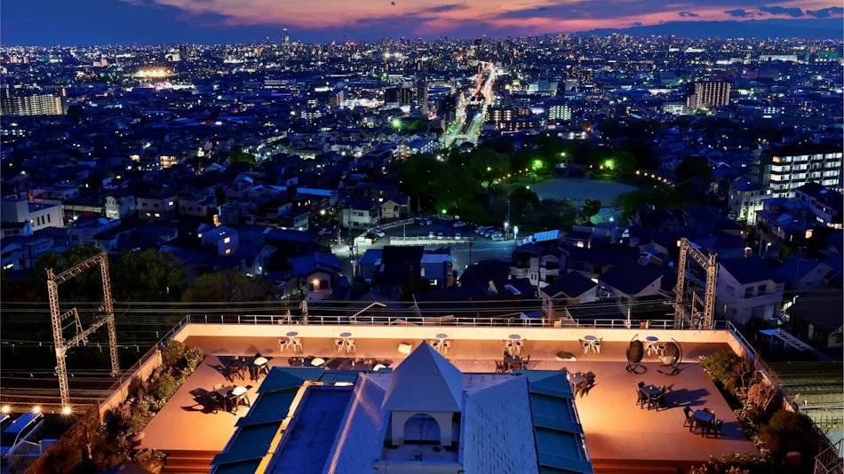 Hotel Seiryu Japanese Spa inn with spectacular view in Osaka