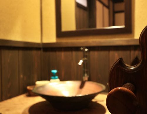 【白虎の間-和室8畳】洗面