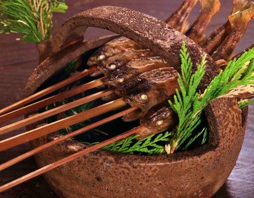 【スタンダード-夕食一例】鮎料理