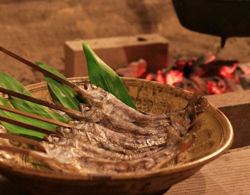 【囲炉裏料理-夕食一例】