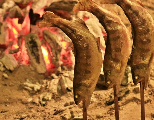 【囲炉裏料理-夕食一例】