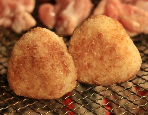 【囲炉裏料理-夕食一例】焼きおにぎり