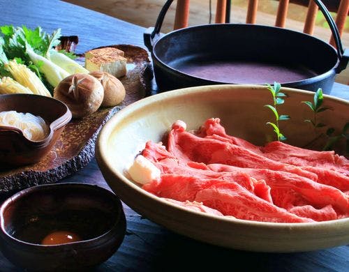 【グレードアップ】地元ブランド牛すき焼き