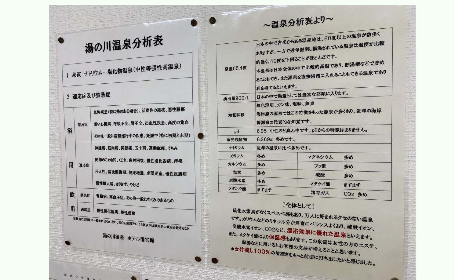 ※Ciri-ciri Mata Air Panas Yunokawa yang Bersejarah