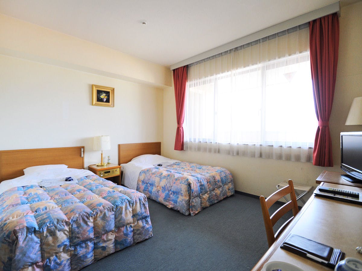 ห้องพักสไตล์ตะวันตกในอาคารเสริม 【ห้องเตียงคู่】