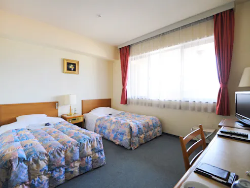 ห้องพักสไตล์ตะวันตกในอาคารเสริม 【ห้องเตียงคู่】