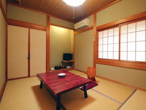 【ห้องพัก】ห้องสไตล์ญี่ปุ่นขนาด 6 เสื่อทาทามิ สำหรับ 1 ท่าน