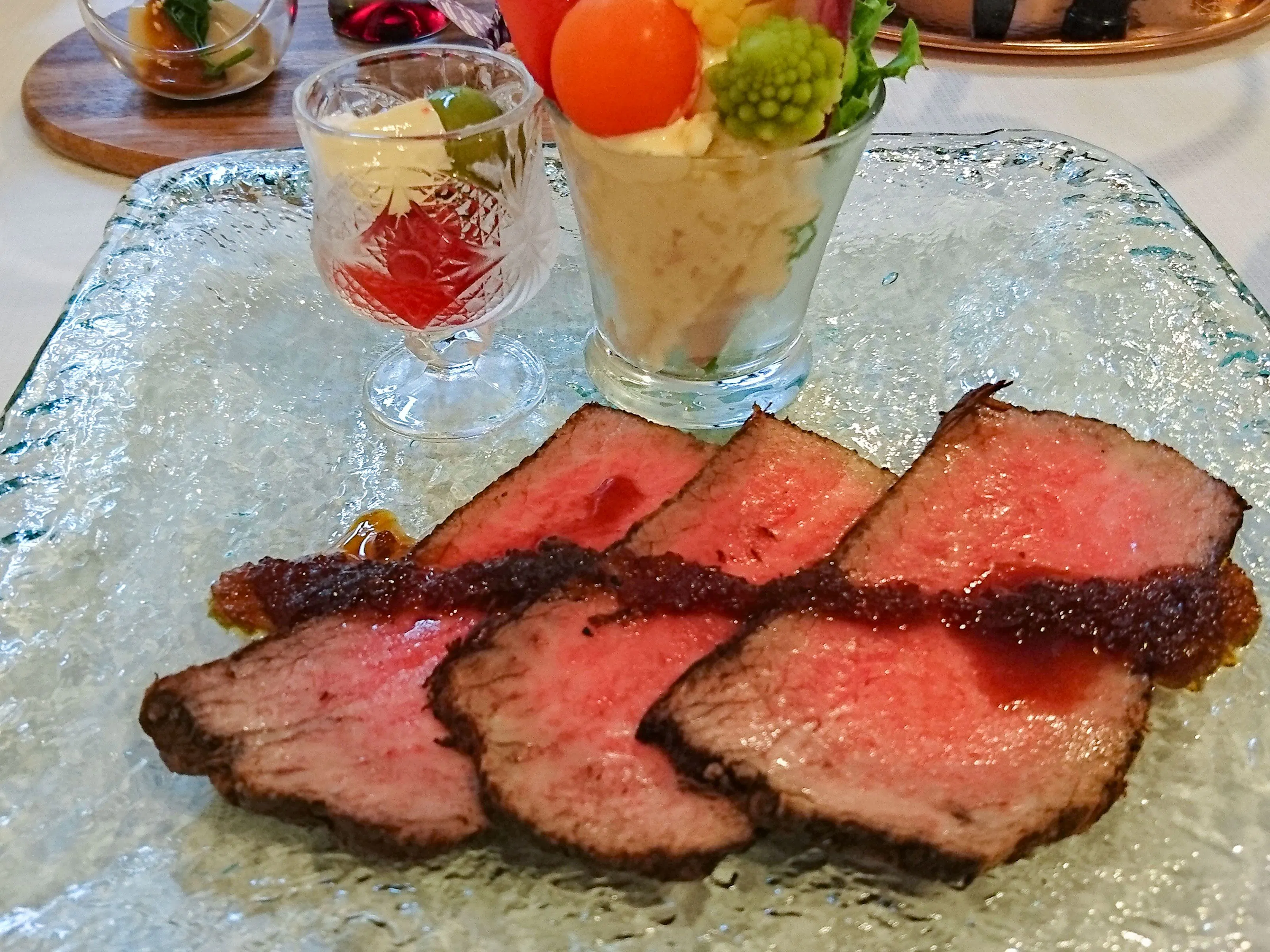 ตัวอย่างอาหารเย็นหนึ่งรายการ