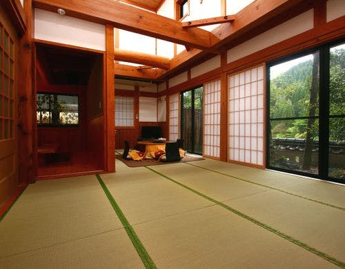 囲炉裏付き客室「もみじ」