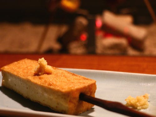 囲炉裏で焼くことで旨味が凝縮されます