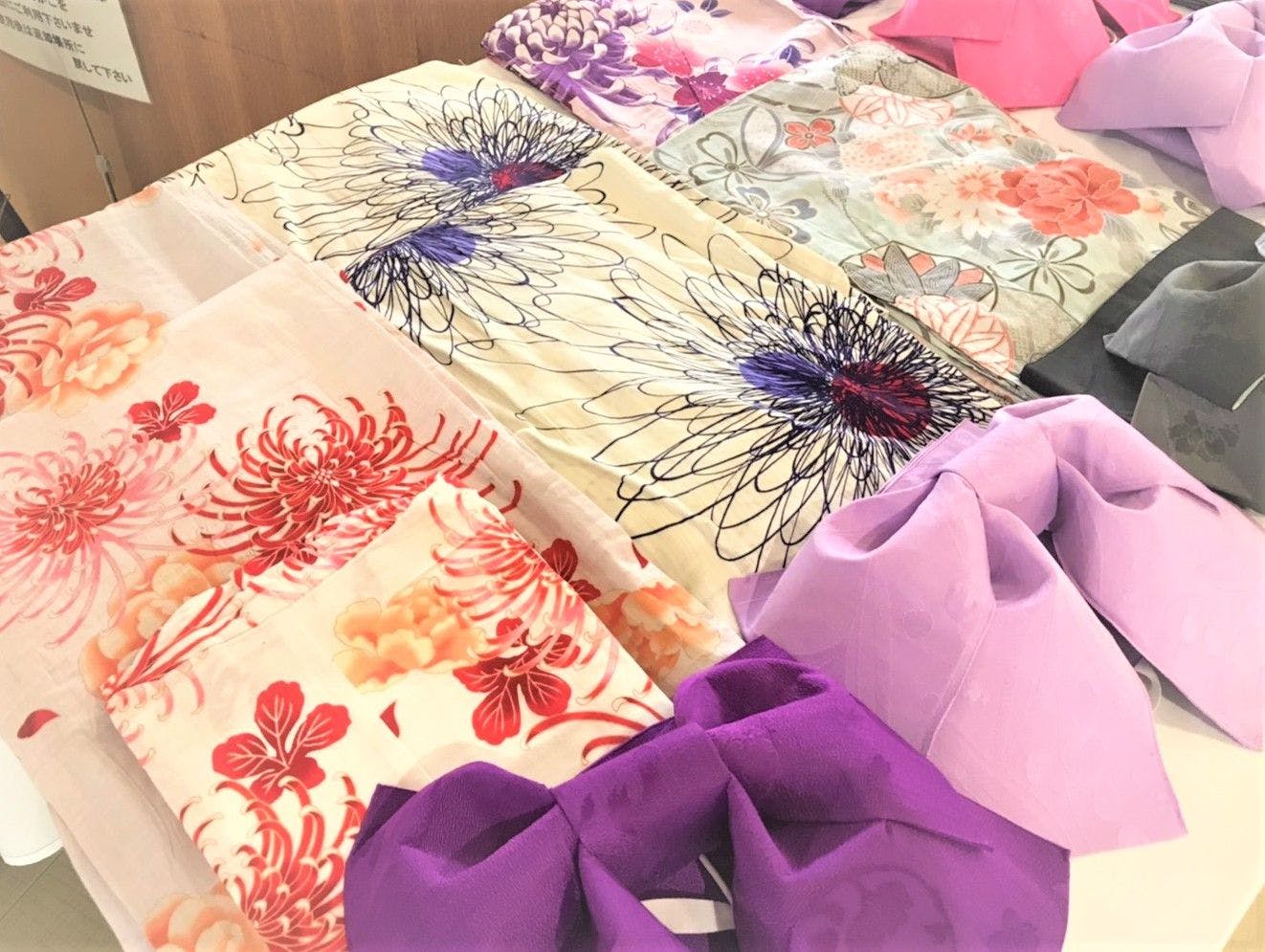 여름 한정☆ 색상 유카타 대여 가능!