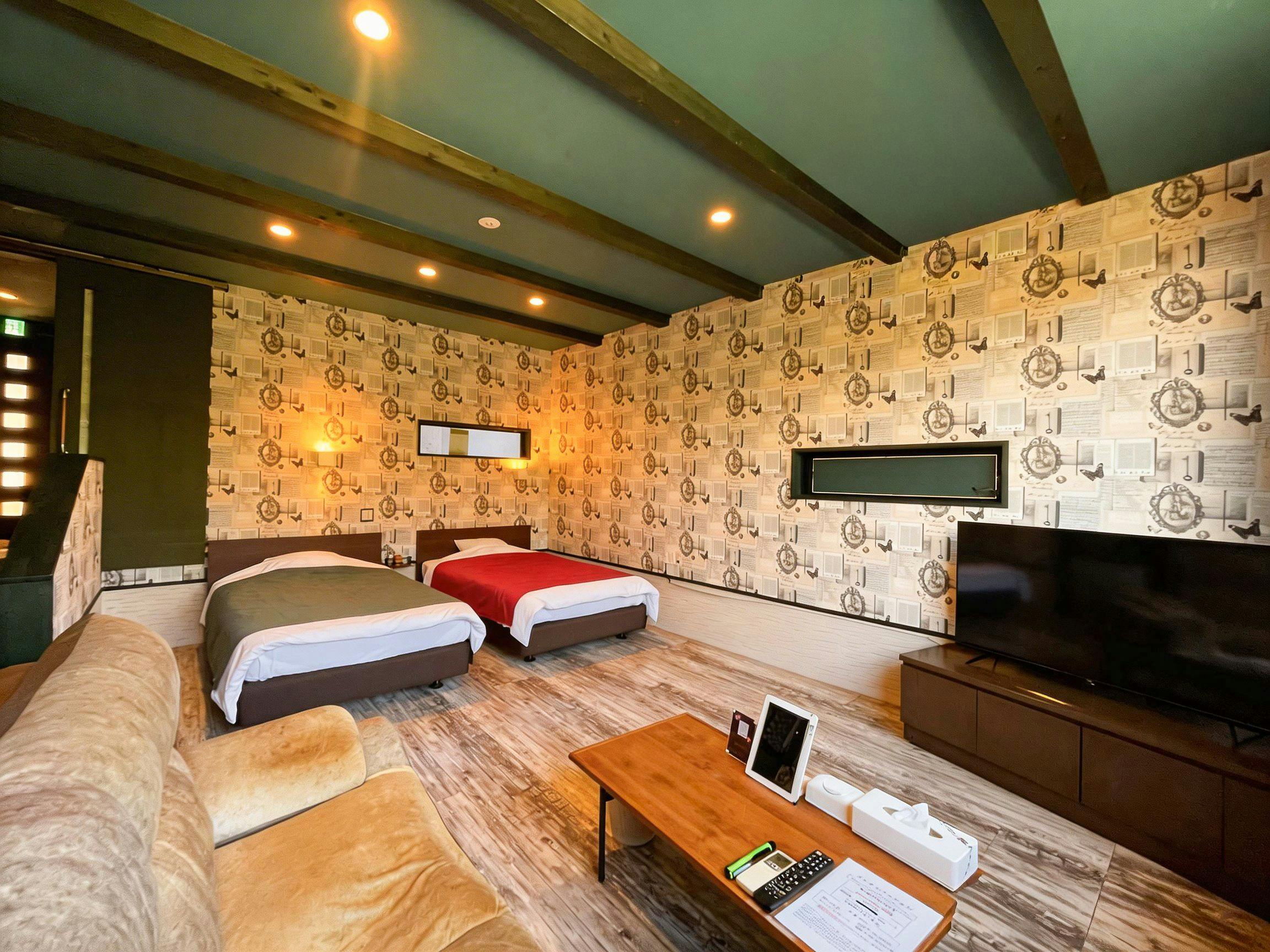 ห้องพักสไตล์ตะวันตกแบบแยกอาคารเป็นอาคารใหม่ พร้อมอ่างอาบน้ำกลางแจ้งส่วนตัว