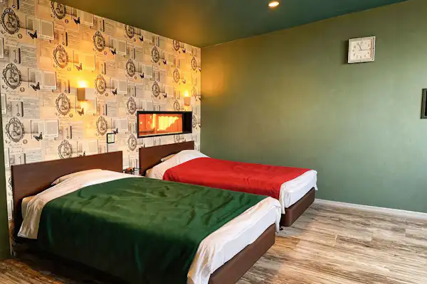 ห้องพักสไตล์ตะวันตกแบบแยกอาคารเป็นอาคารใหม่ พร้อมอ่างอาบน้ำกลางแจ้งส่วนตัว