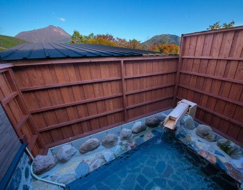 天気のいい日は由布岳がよく見えます