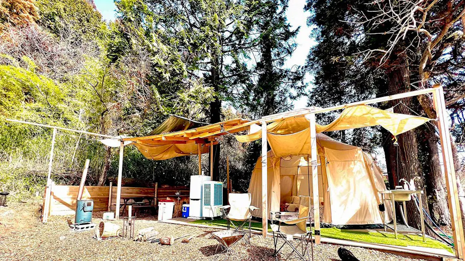 Washinmura- Traditional Houses, Glamping, and Nature: Forest, Mountain, River, Sea