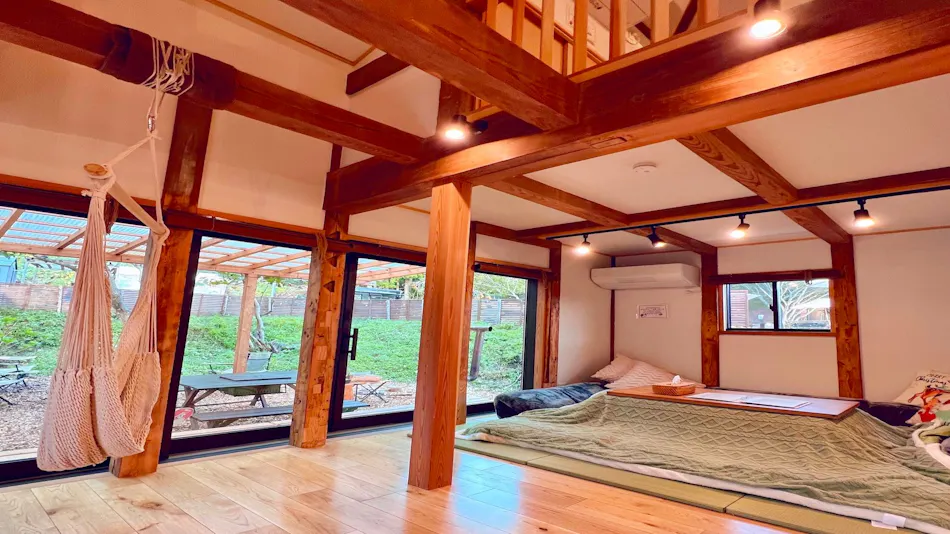 Washinmura- Traditional Houses, Glamping, and Nature: Forest, Mountain, River, Sea