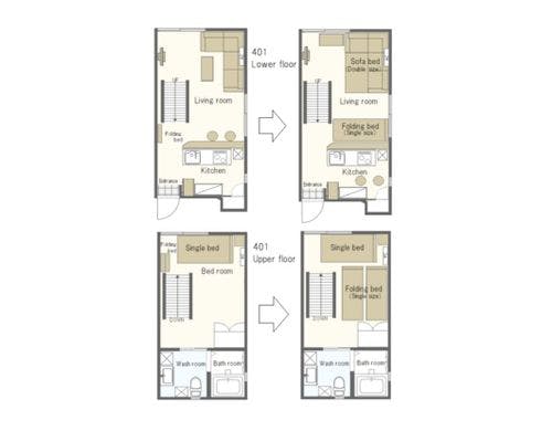 【間取り図】ファミリースイート