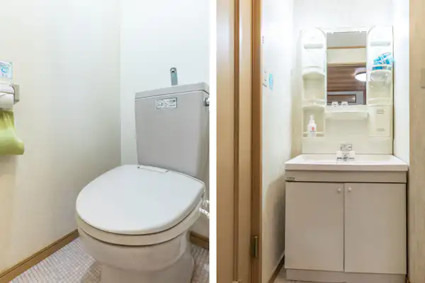 ห้องสไตล์ญี่ปุ่น 1-5 อ่างล้างหน้า・ห้องน้ำ