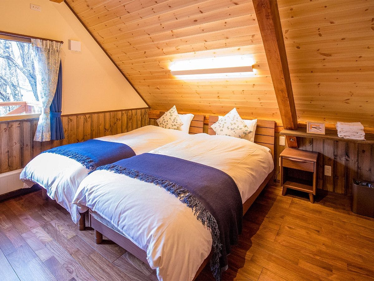 ・【ห้องนอน】การตกแต่งภายในที่ให้ความอบอุ่นของไม้