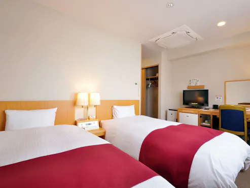 ห้องพักแบบเตียงคู่สไตล์ตะวันตก