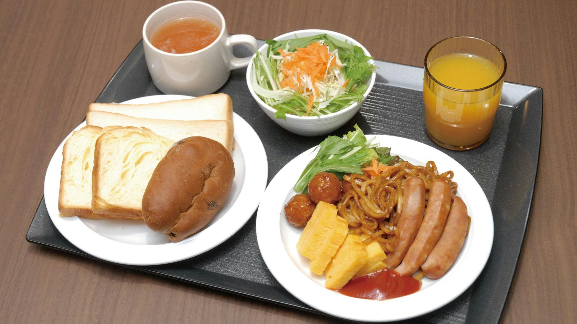 【ตัวอย่างการจัดอาหารเช้า】