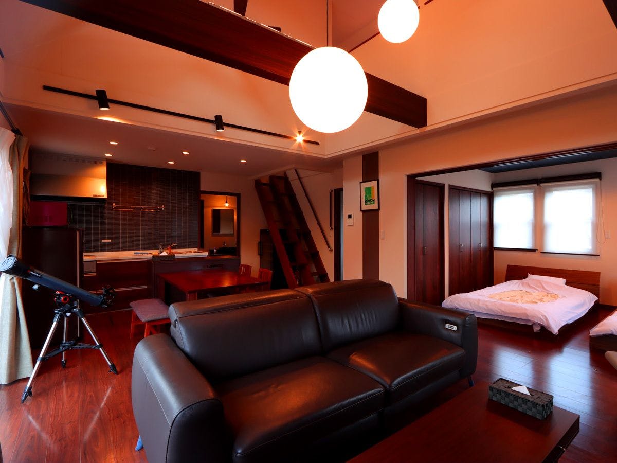 【คอทเทจพร้อมอ่างอาบน้ำกลางแจ้ง: Star View】