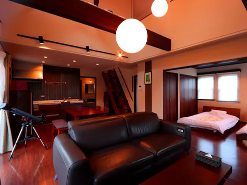 【คอทเทจพร้อมอ่างอาบน้ำกลางแจ้ง: Star View】