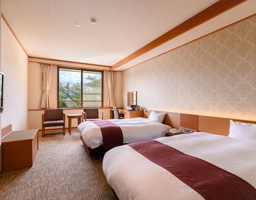 洋室ツインルーム（チェアデスク付）